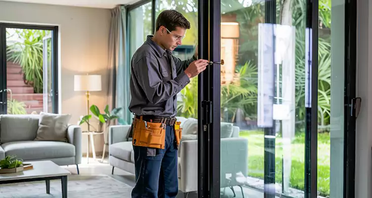 Sliding Door Jamb Lock Repair in Four Corners, FL
